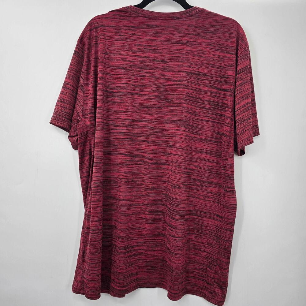 Arkansas Razorbacks Shirt Mens XL Red NCAA Football Nike Dri Fit Heathered - Picture 4 of 10